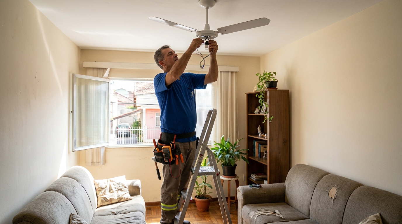 Montagem de Ventilador em Anápolis‑GO