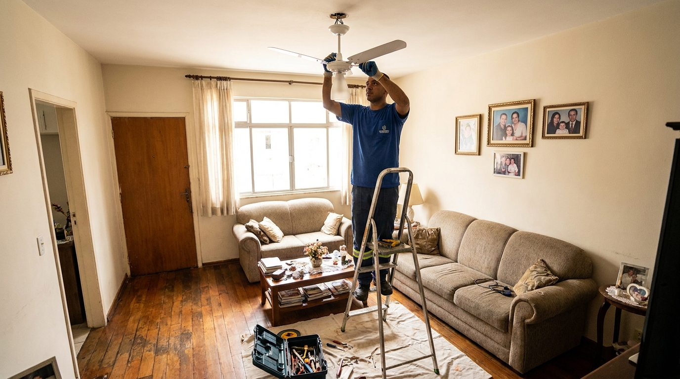 Substituição de Ventilador em Anápolis‑GO